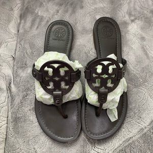 Tory Burch Miller Sandal Gray